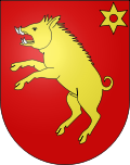 Wappen Gemeinde Ménières Kanton Fribourg