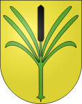 Wappen Gemeinde Saint-Aubin (FR) Kanton Fribourg